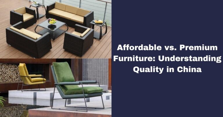 Affordable vs. Premium Furniture