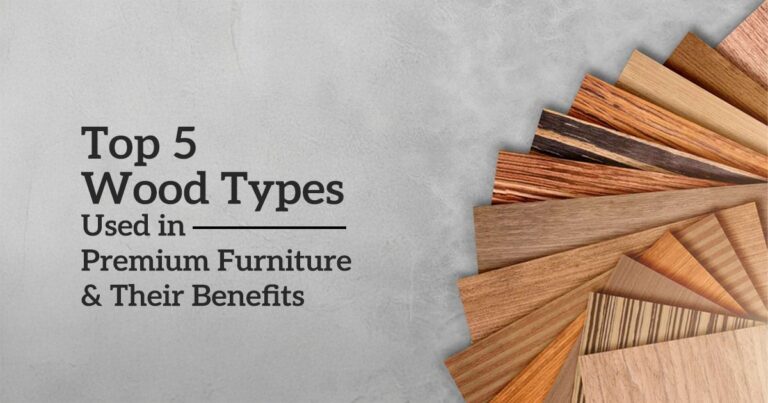 Top 5 Wood Types Used in Premium Furniture and Their Benefits