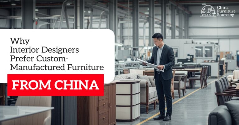 Why Interior Designers Prefer Custom-Manufactured Furniture from China