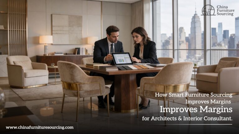 How Smart Furniture Sourcing Improves Margins for Architects and Interior Consultants