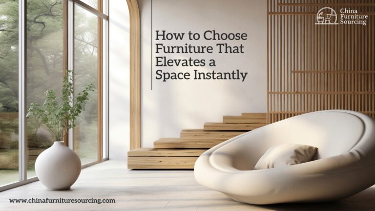How to Choose Furniture That Elevates a Space Instantly