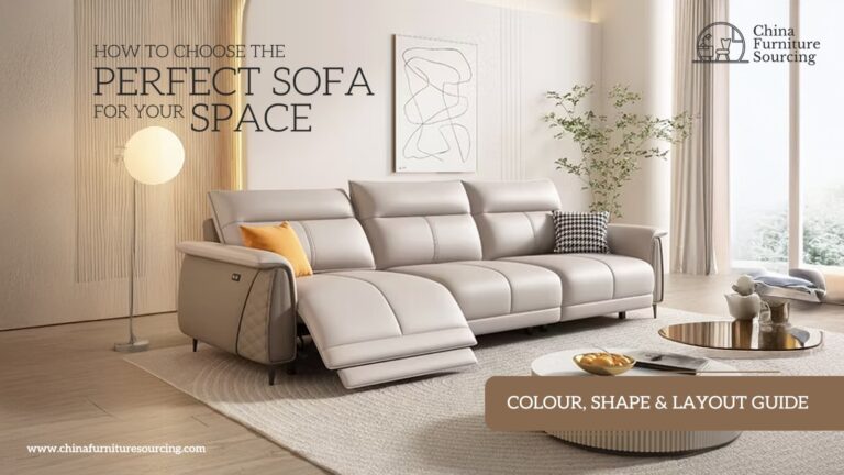 How to Choose the Perfect Sofa for Your Space: Colour, Shape, and Layout