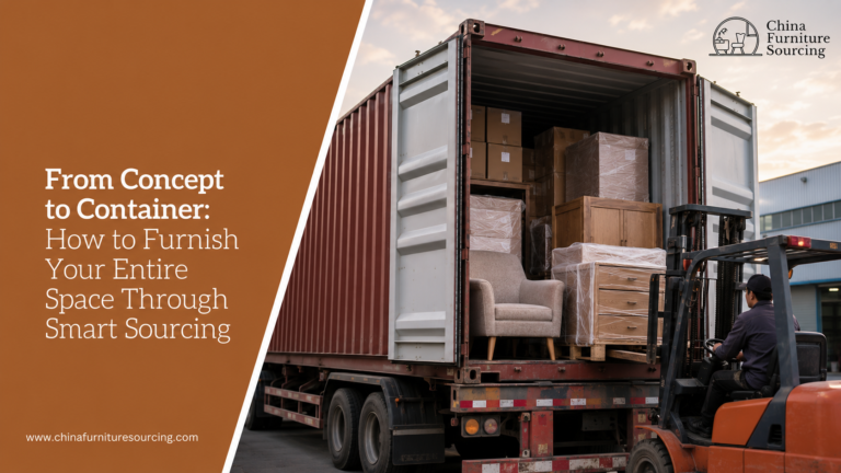 From Concept to Container: How to Furnish Your Entire Space Through Smart Sourcing