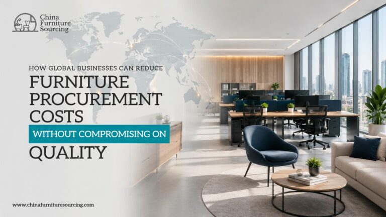 How Global Businesses Can Reduce Furniture Procurement Costs Without Compromising on Quality